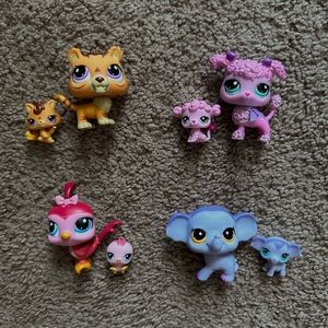 LPS Mommy and Baby Lot (4 sets)